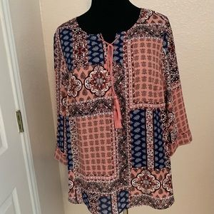 Vintage 70’s Stlye tunic top shirt